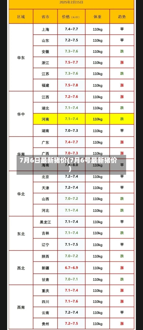 7月6日最新猪价(7月6号最新猪价)-第2张图片