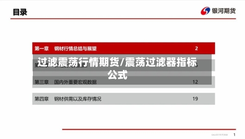 过滤震荡行情期货/震荡过滤器指标公式-第2张图片