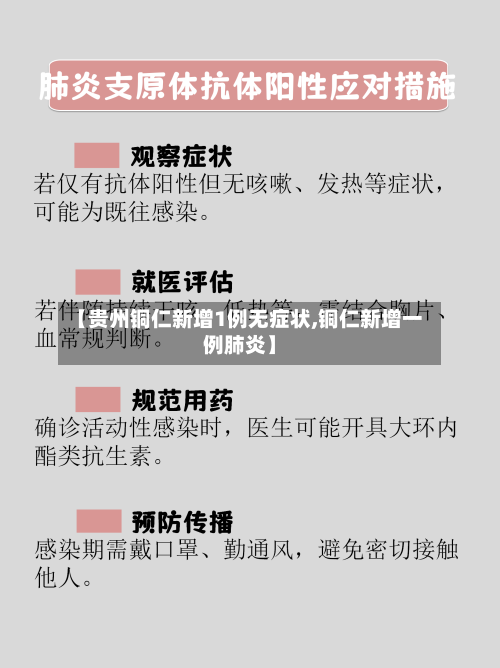 【贵州铜仁新增1例无症状,铜仁新增一例肺炎】-第2张图片