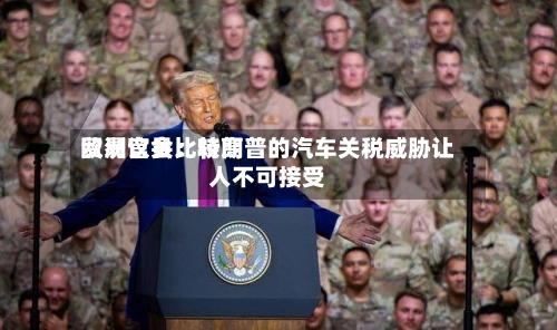 欧洲议会比较高贸易官员：特朗普的汽车关税威胁让人不可接受-第1张图片