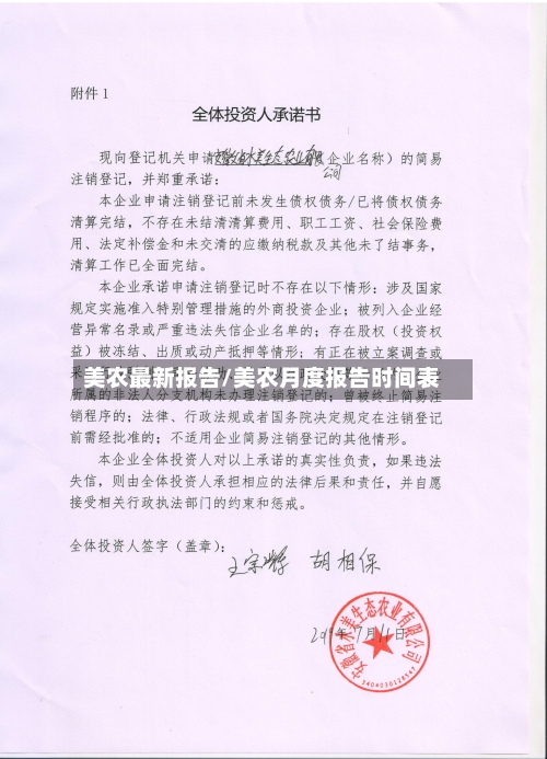 美农最新报告/美农月度报告时间表-第3张图片